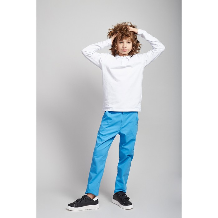 Брюки для мальчика, рост 146 см, цвет синий