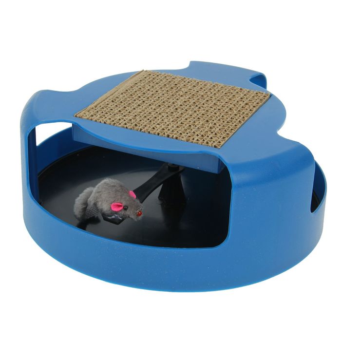 Игровой комплекс для кошек "Мышеловка" с гофрокогтеточкой