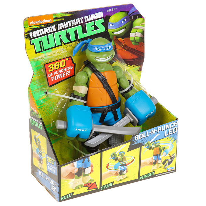 Фигурка черепашки-ниндзя "С разворота!", 28 см, МИКС