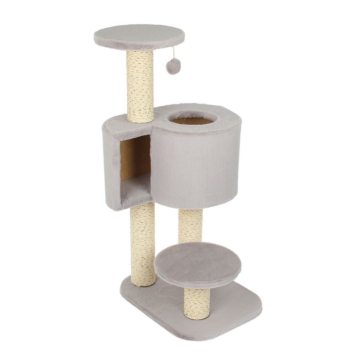 Комплекс с хлопковой веревкой, 52 х 41 х 100 см, микс цветов