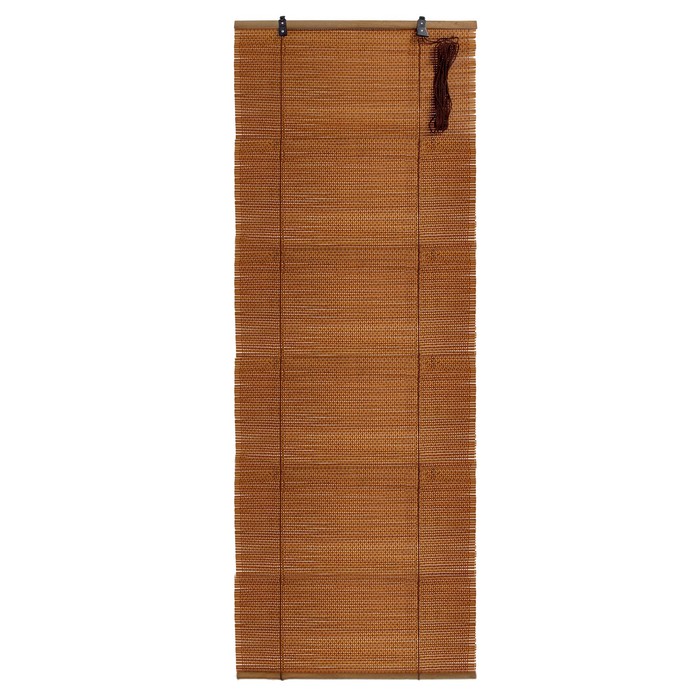 Штора рулонная, бамбуковая 80х160 см, "Нагоя", цвет вишня