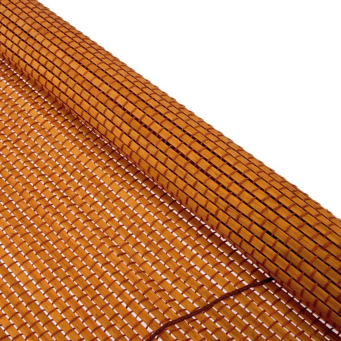 Штора рулонная, бамбуковая 80х160 см, "Нагоя", цвет вишня