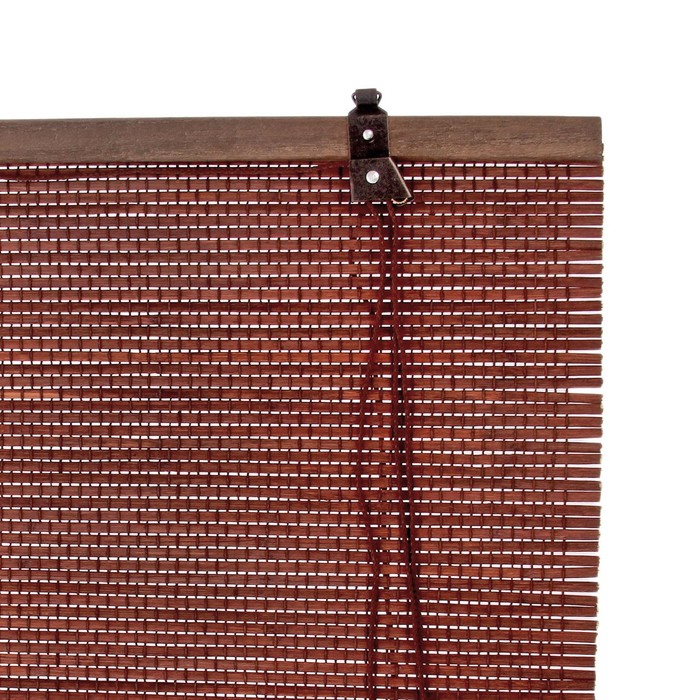 Штора рулонная, бамбуковая 80х160 см, "Нагоя", цвет коричневый