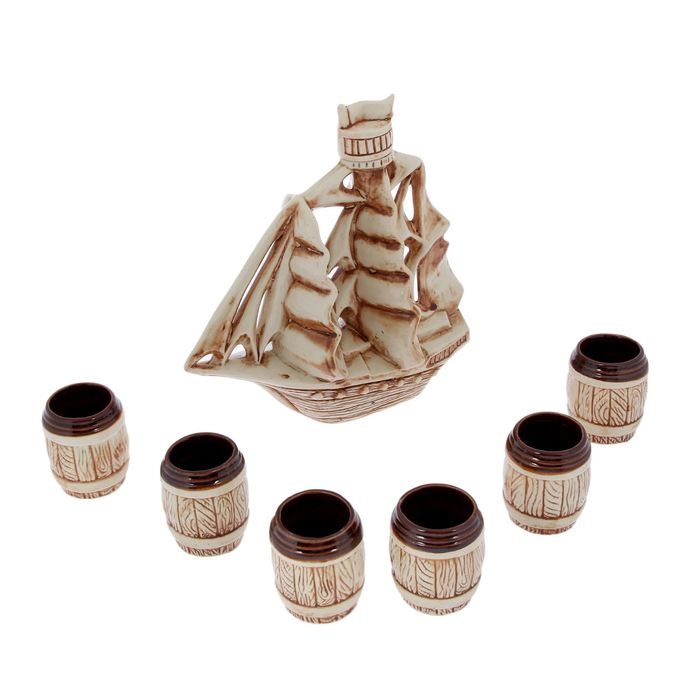 Набор винный "Фрегат" 0,75 л, 7 предметов