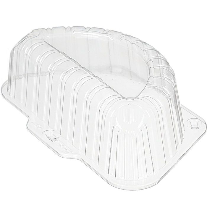 Крышка к контейнеру Т-105/1КН, полукруглая, прозрачная, 27х16,15х7,65 см / 400 мл