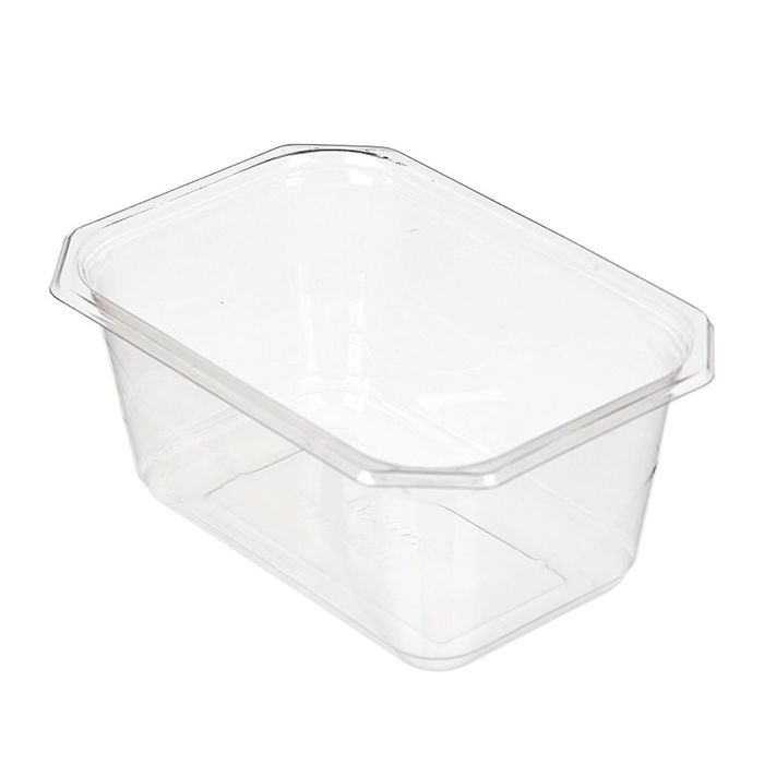 Контейнер СПП-500 (ПЭТ), прямоугольный, прозрачный, 14,7х10,3х6,6 см / 580 мл