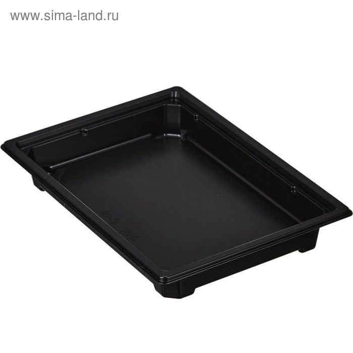 

Контейнер С-19 (GN) (Т), прямоугольный, цвет чёрный, размер 18,3 х 12,8 х 2,55 см, объём 200 мл