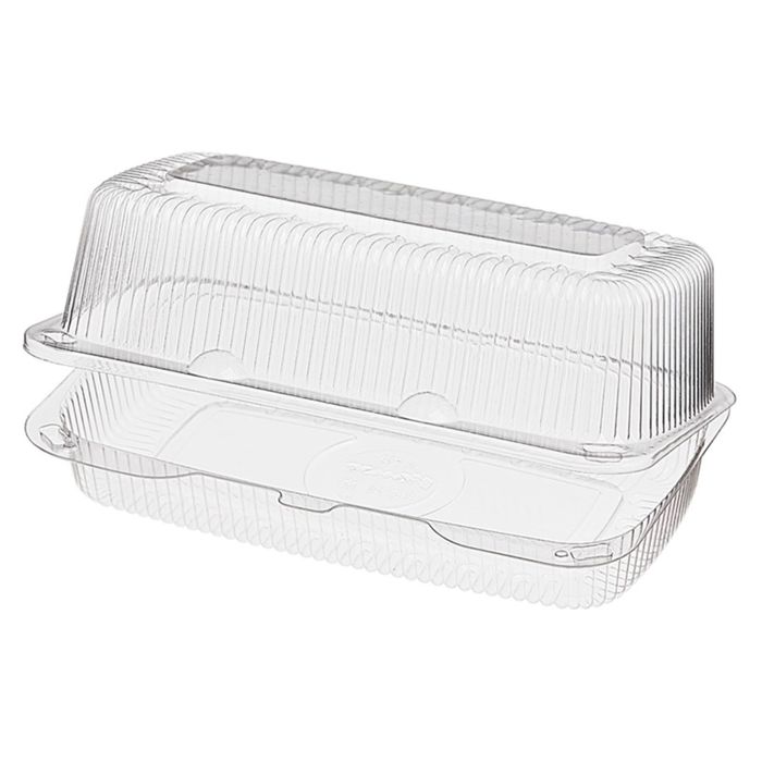 Контейнер с неразъемной крышкой РК-38 (М), прямоугольный, 23,9х14х9,15 см / 2100 мл