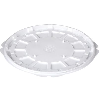 Контейнер для торта Т-260ДШ, круглый, цвет белый, размер 26,1 х 26,1 х 1 см