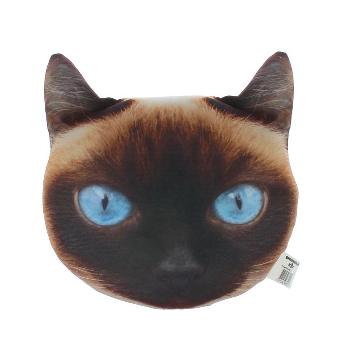 Мягкая игрушка-подушка антистресс "Киса" голубые глазки