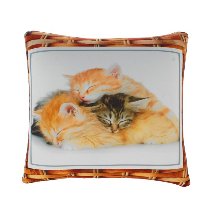 Мягкая игрушка-подушка антистресс "Пушистые котятки"