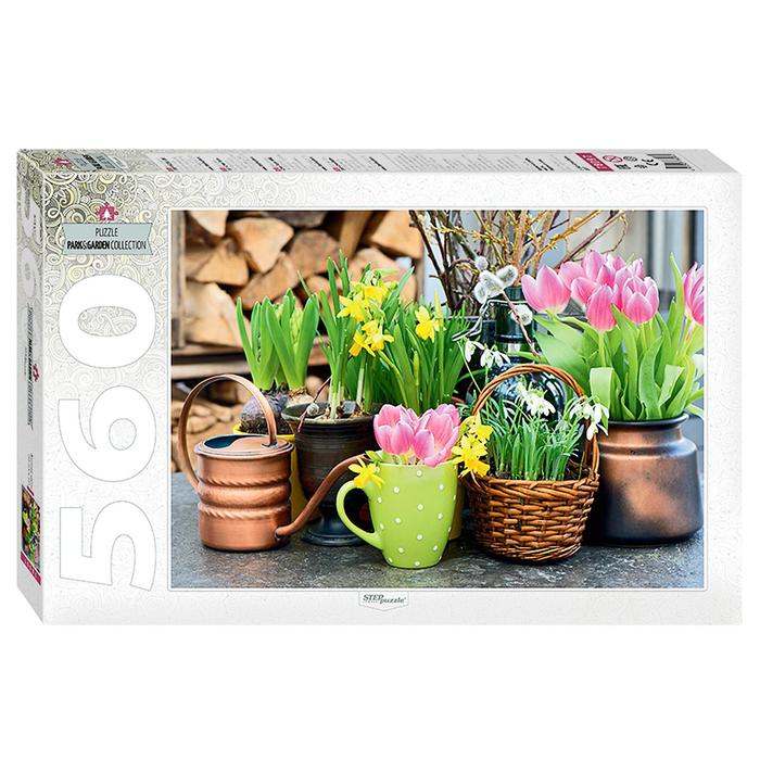 Пазлы "Весенние цветы", 560 элементов