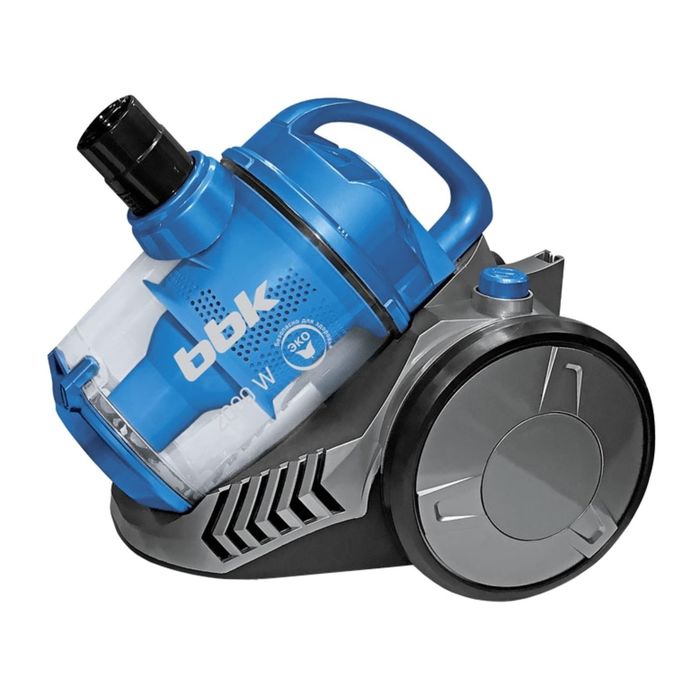 Пылесос BBK BV1506, 2000 Вт, мощность всасывания 320 Вт, 2.5 л, синий