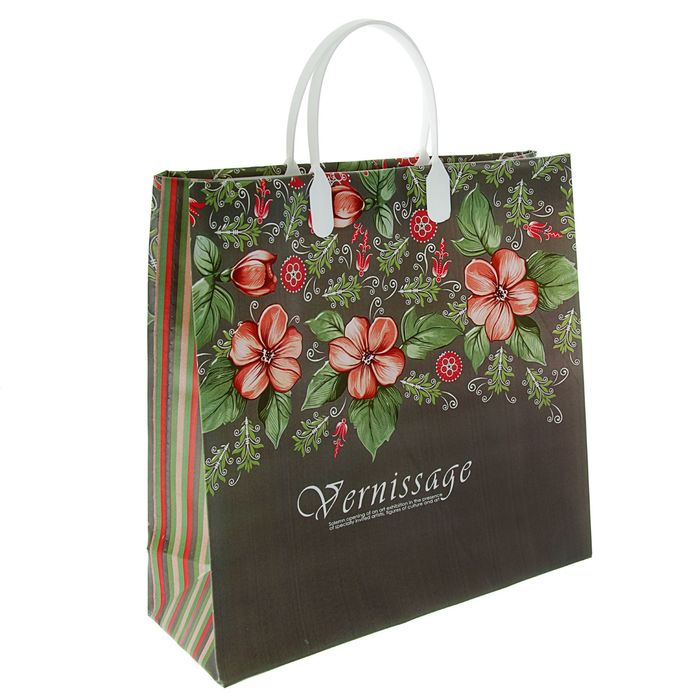 Пакет "Вернисаж", мягкий пластик, 30 х 30 см, 150 мкм