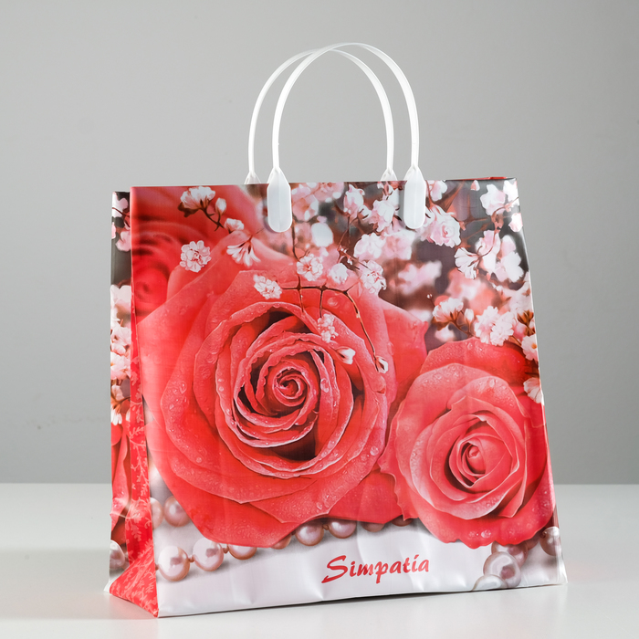 Пакет "Симпатия", мягкий пластик, 30х30 см, 150 мкм