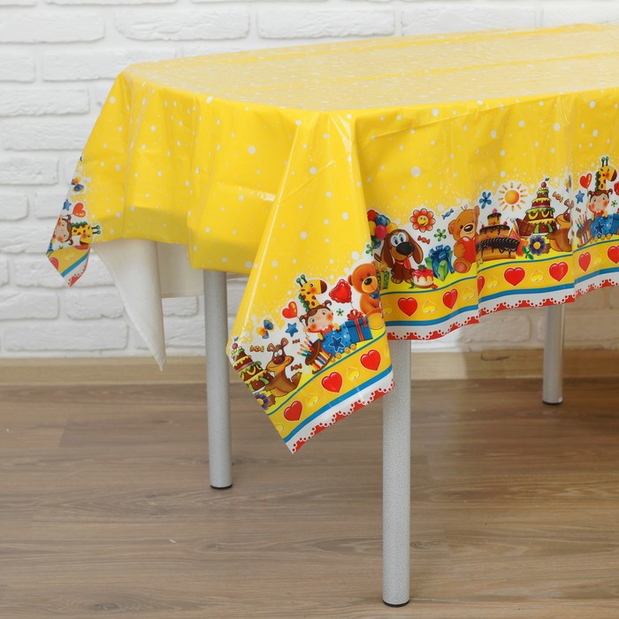 Скатерть "Сладкоежка" 120 х 220 см, 35 мкм