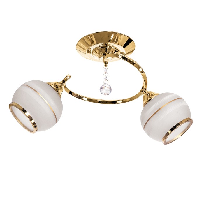 Люстра "Луи" 2 лампы 40Вт Е27 золото 48*20*28