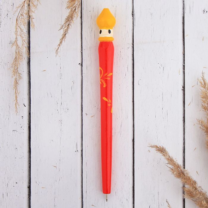 Ручка деревянная, храм "Бог тебя бережёт", 17 см