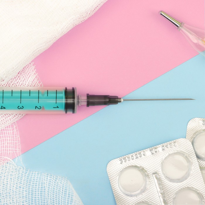 Шприц медицинский трехкомпонентный 5 мл, 22G, 0,7 х 40 мм, МПК Елец, Россия