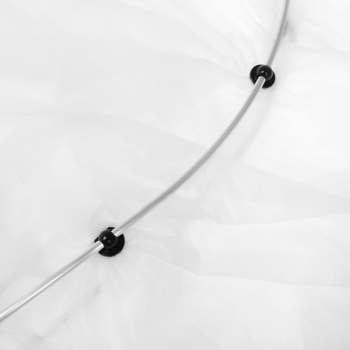 Парник, длина 4 м, 4 дуги, укрывной материал 40 г/м²