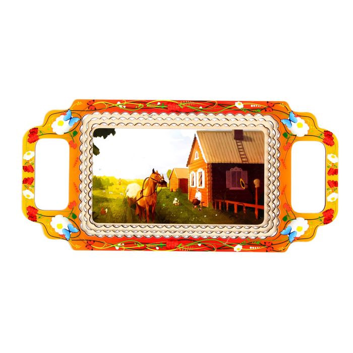 Поднос "Роспись", рисунок МИКС