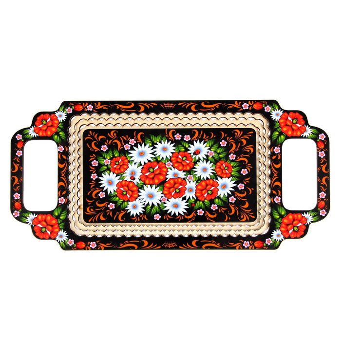 Поднос "Роспись", рисунок МИКС
