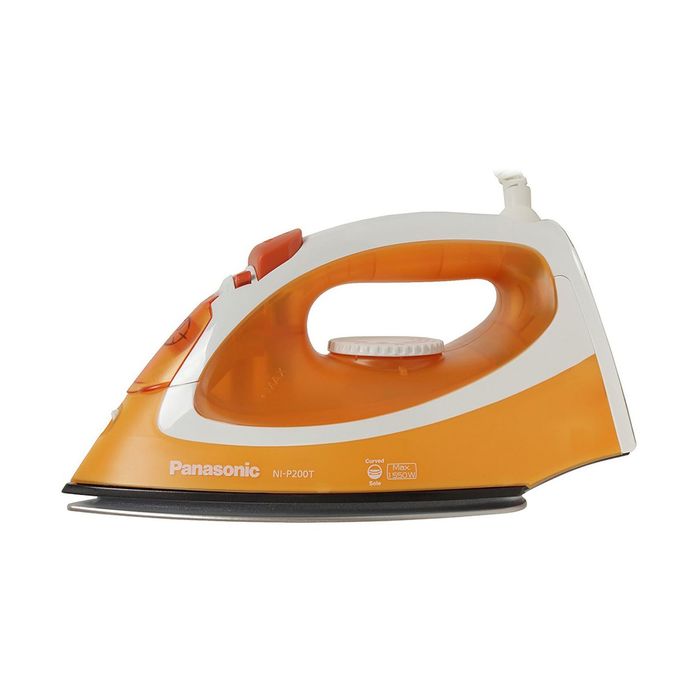 Утюг Panasonic NI-P200TTTW, 1550 Вт, вертикальное отпаривание, титановая подошва, оранжевый 244255