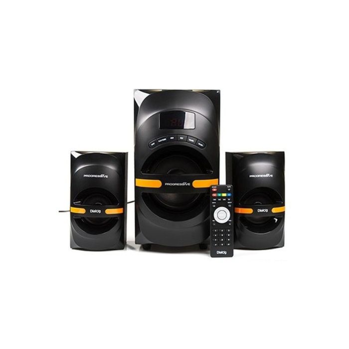 Акустическая система 2.1 Dialog AP-210B, 2х15Вт+30Вт, MP3,FM,Bluetooth,пульт ДУ,220В,черные