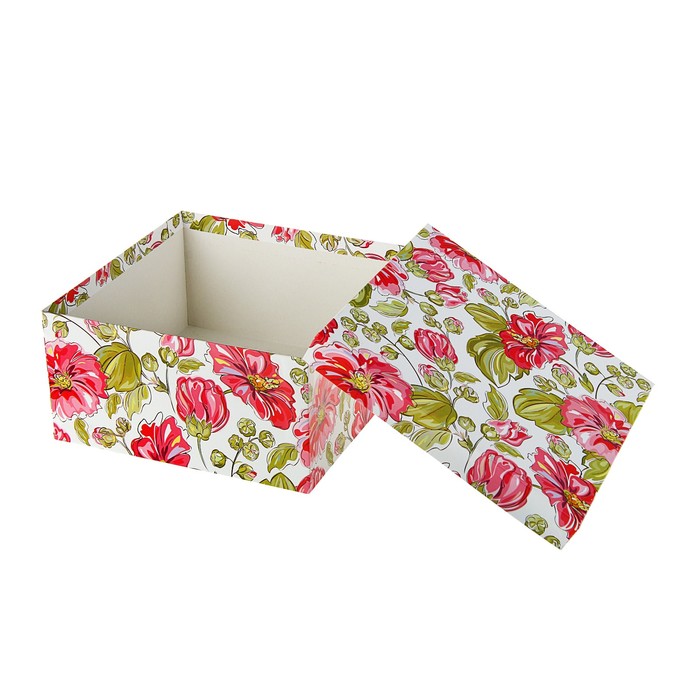 Набор коробок 3в1 "Нарциссы", 19 х 19 х 9,5 см - 15,5 х 15,5 х 6,5 см