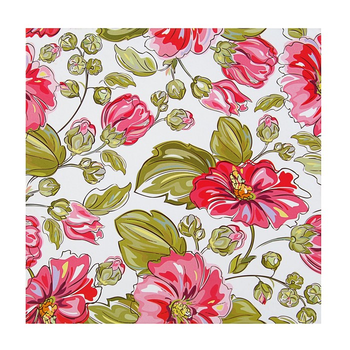 Набор коробок 3в1 "Нарциссы", 19 х 19 х 9,5 см - 15,5 х 15,5 х 6,5 см