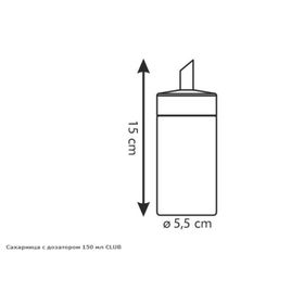 

Сахарница Tescoma Club с дозатором, 150 мл