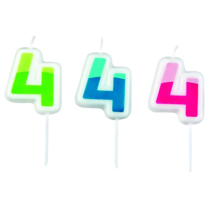 Свеча Tescoma DELICIA KIDS "Четвёрка" для торта
