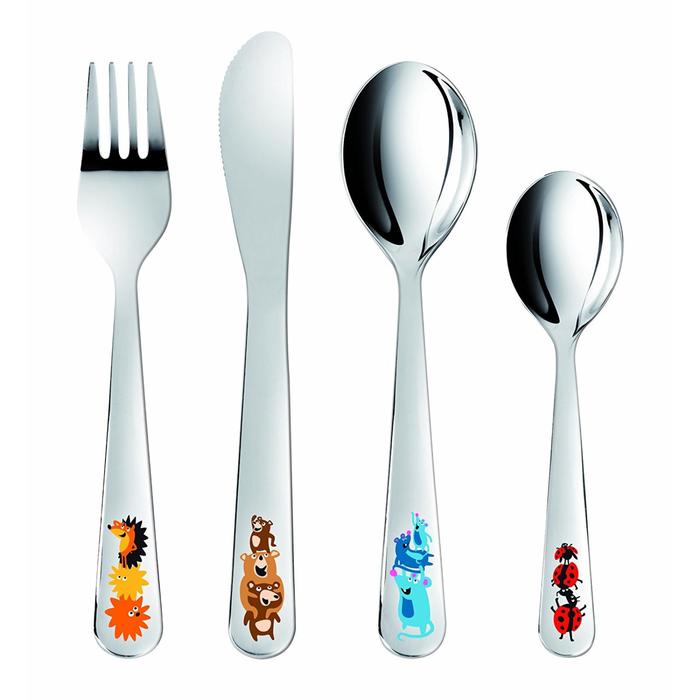 Детские столовые приборы Tescoma BAMBINI "Весёлые зверята", 4 штуки