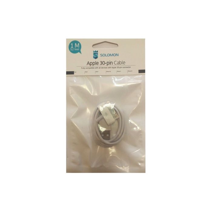 Кабель Solomon 30-pin для Apple (1м.)