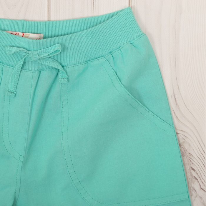 Бриджи для девочки, рост 104 см, цвет изумрудный