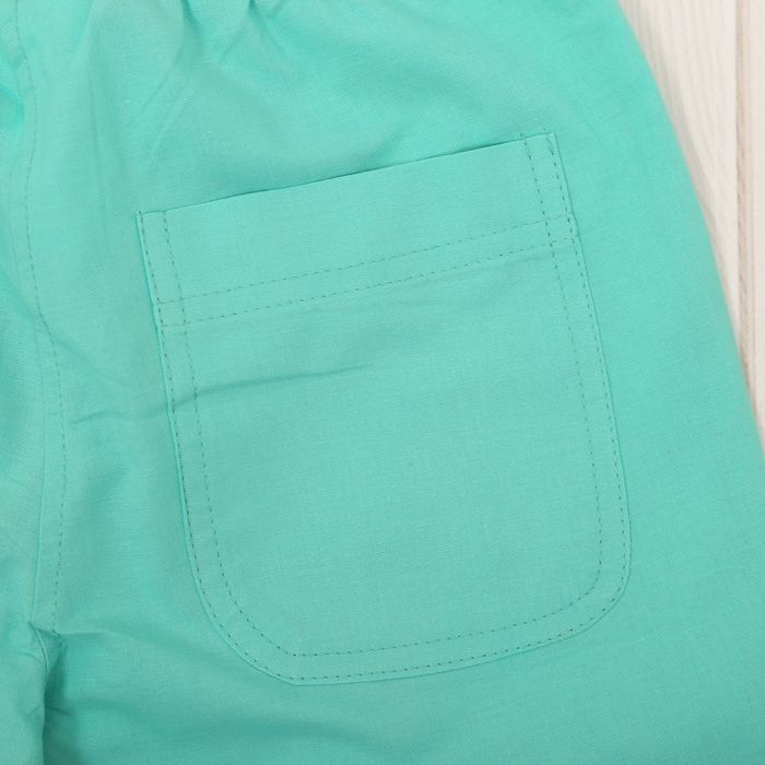 Бриджи для девочки, рост 104 см, цвет изумрудный