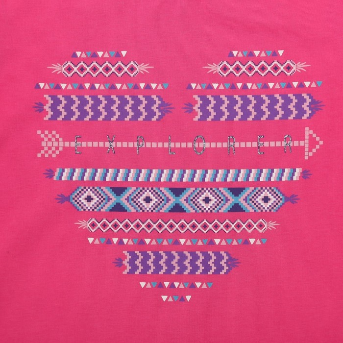 Футболка для девочки, рост 110 см, цвет розовый