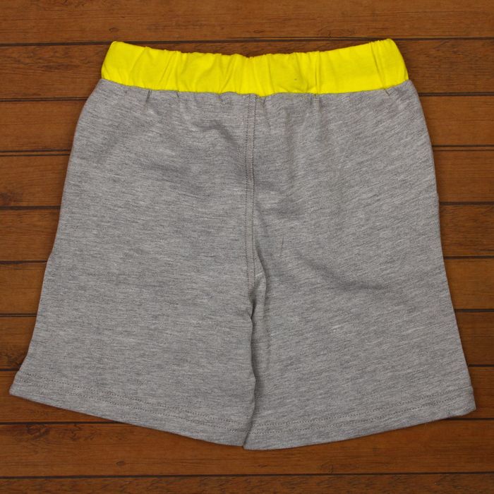 Шорты для мальчика, рост 122 см, цвет серый меланж