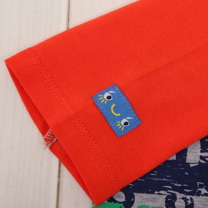 Футболка детская, рост 68 см, цвет красный