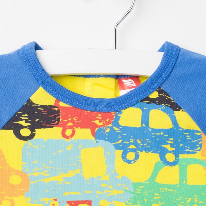 Футболка детская, рост 62 см, цвет синий