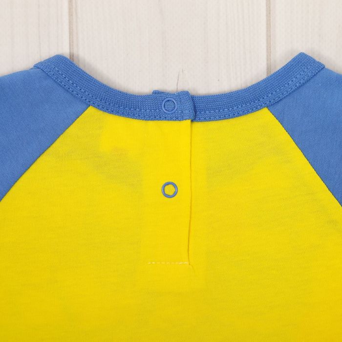 Футболка детская, рост 80 см, цвет синий