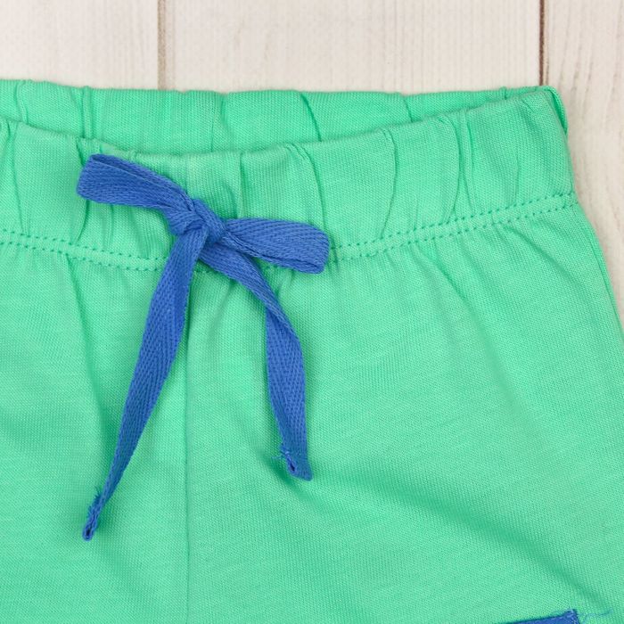 Шорты детские, рост 68 см, цвет зелёный