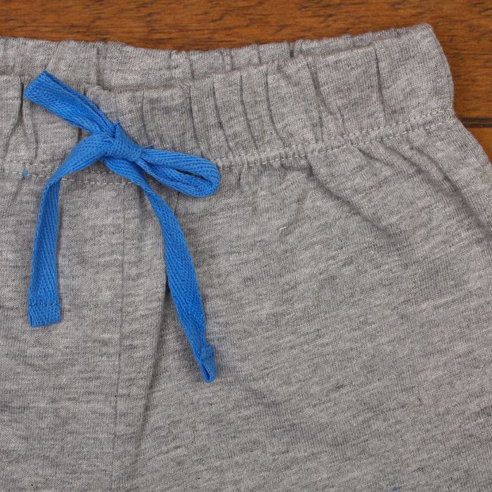 Шорты детские, рост 62 см, цвет серый меланж