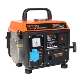 

Генератор бензиновый PATRIOT Max Power SRGE 950, 2 л.с., 220В, 0.8 кВт, 4.2 л