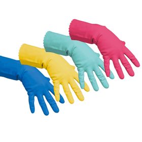Перчатки Vileda для профессиональной уборки, многоцелевые, размер S, цвет жёлтый от Сима-ленд
