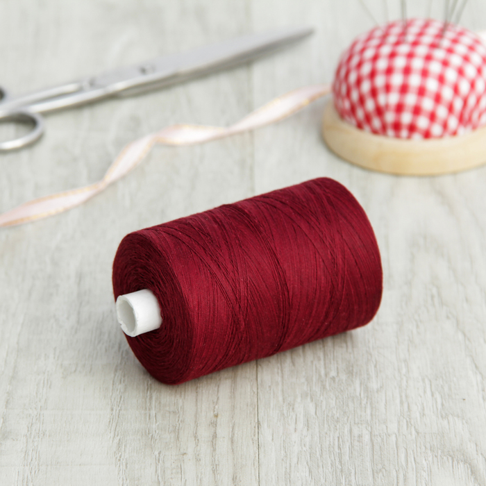 Нитки 35ЛЛ, 2500м, №1018, цвет бордовый