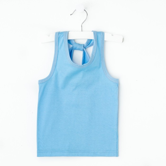 Майка для девочки "Мария", рост 98-104 см, цвет голубой 1052