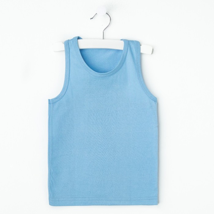 Майка для девочки "Оксана", рост 98-104 см, цвет голубой 1053