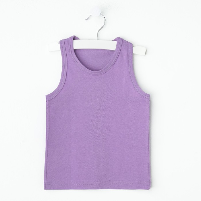 Майка для девочки "Оксана", рост 122-128 см, цвет сиреневый 1053