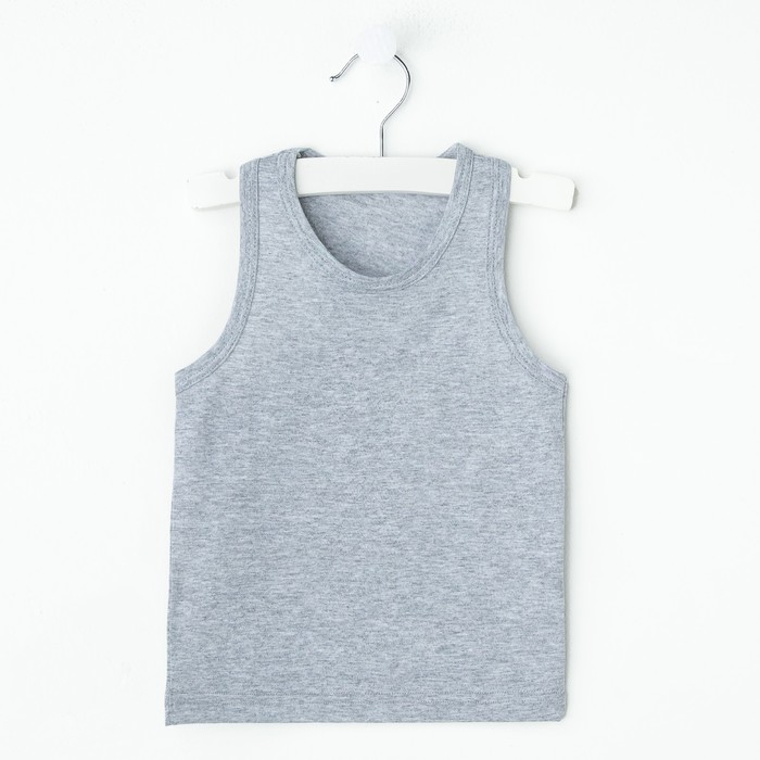 Майка для девочки "Оксана", рост158-164 см, цвет серый меланж 1053